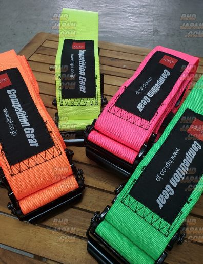 HPI 4-Point Competition Gear Racing Harness Seat Belt - Fluorescent Green Right